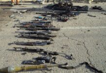 Najeriya ta Shirya Horarwa ta Yankuna Kan Gano da Bin Diddigin Ƙananan Makamai Cache-of-arms-and-ammunitions-recovered-from-the-terrorists-during-the-attack-on-Dikwa-town-on-Saturday2