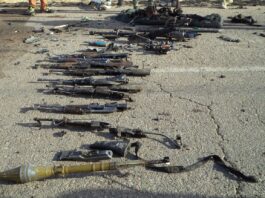 Cache-of-arms-and-ammunitions-recovered-from-the-terrorists-during-the-attack-on-Dikwa-town-on-Saturday2