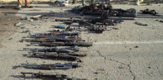 Cache-of-arms-and-ammunitions-recovered-from-the-terrorists-during-the-attack-on-Dikwa-town-on-Saturday2