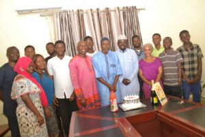 Kabir Dangogo with IMPR Staff
