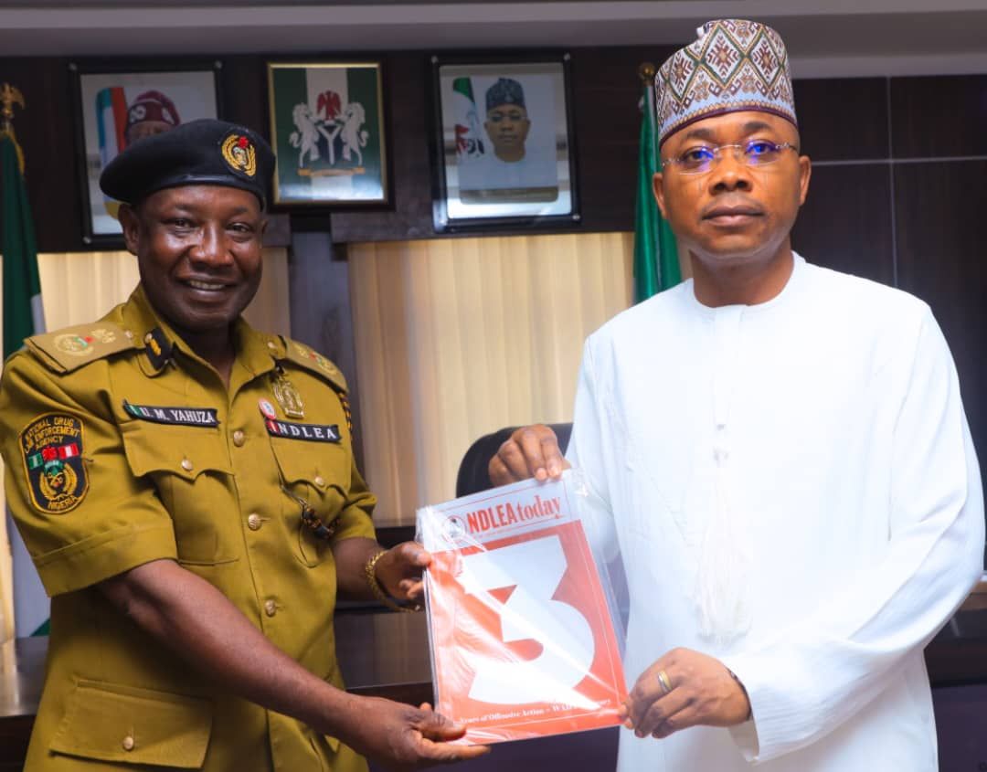 NDLEA Decorates Kogi Gov as Ambassador of War Against Drug Abuse ...